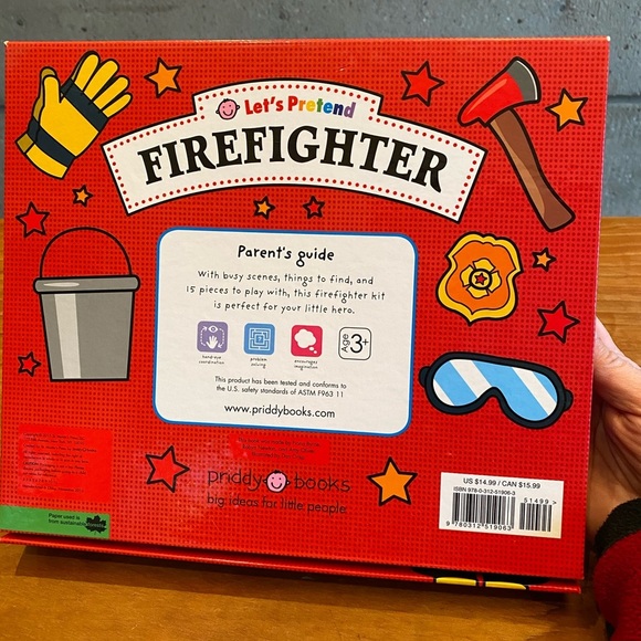 Firefighter Book with Puzzle Pieces - Picture 9 of 11